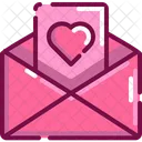 Valentine Card Romantic Icon
