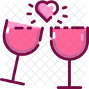 Valentine Drink Heart Icon
