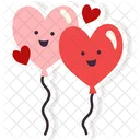 Valentine Balloons  Icon