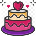 Valentine Cake Anniversary Cake Wedding Cake Icon