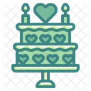 Valentine Cake Cake Birthday Icon