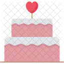 Valentine Cake Cake Birthday Cake Icon