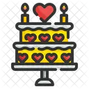 Valentine Cake  Icon