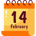 Valentine Calendar  Icon