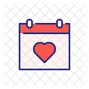 Valentine Calendar  Icon