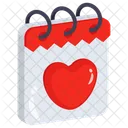 Calendar Valentines Day Schedule Icon