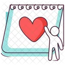 Valentine Calendar  Icon
