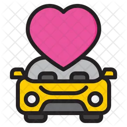 Valentine Car  Icon