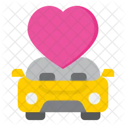 Valentine Car  Icon