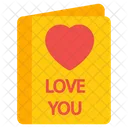 Love Card Invitation Card Valentine Card Icon