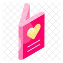 Valentine Card Greetings Icon