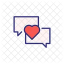 Valentine Chat Chat Love Chat Icon
