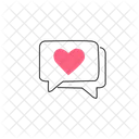Valentine Chat Icon  Icon