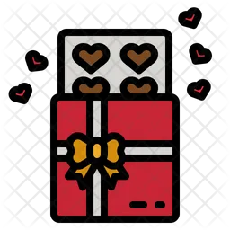 Valentine Chocolate  Icon