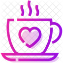 Valentine Day Coffee Cup Icon