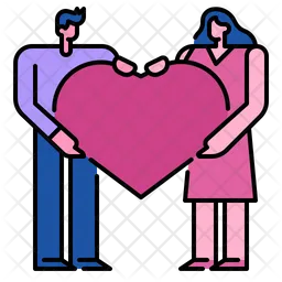 Valentine Couple  Icon