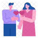 Exchange Couple Heart Icon