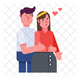 Valentine Couple  Icon