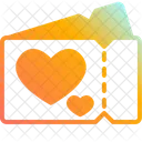 Valentine Coupon Coupon Tickets Icon