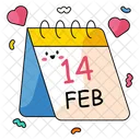 14 Feb Romantic Love Icon