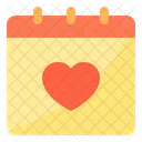 Valentine Calendar Love Valentine Day Calendar Icon