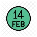 February Valentine Love Icon