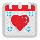 Love Hearth Calendar Icon