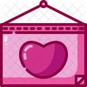 Valentines Day Romantic Date Calendar Icon