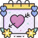 Valentine Day Love Heart Icon