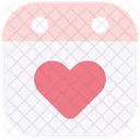 Valentine Day Love Heart Icon