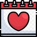 Valentine Day Valentine Calendar Icon