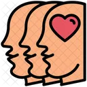 Valentine Day Heart Mind Icon