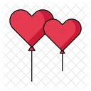 Valentine Balloons Love Icon