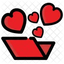 Valentine day card  Icon