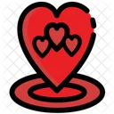 Valentine day hearts  Icon