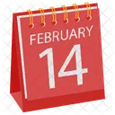 Valentine Day Date Night Calendar Icon