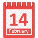 Valentine Calendar February Calendar Icon