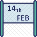 Celebration Happy Valentine Love Day Icon