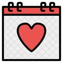Valentine Day Calendars Calendar Icon