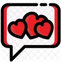 Valentine day message  Icon