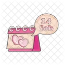 Valentine Love Heart Icon