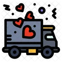 Delivery Love Transport Icon