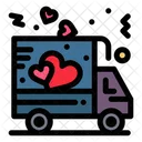 Delivery Love Shipping Icon