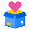 Valentine Delivery Box Delivery Box Box Icon