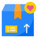 Valentine Delivery Parcel Delivery Romance Icon
