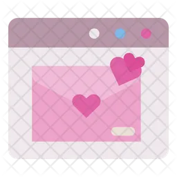 Valentine Email  Icon