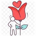 Valentine Flower  Icon