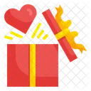 Valentine Gift Gift Box Present Icon