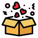 Box Delivery Heart Icon