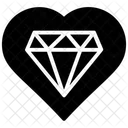 Valentine Gift Diamond Heart Icon